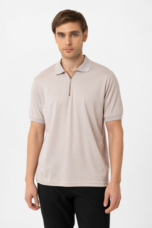 Antioch Zipper Regular Fit Men's T-Shirt