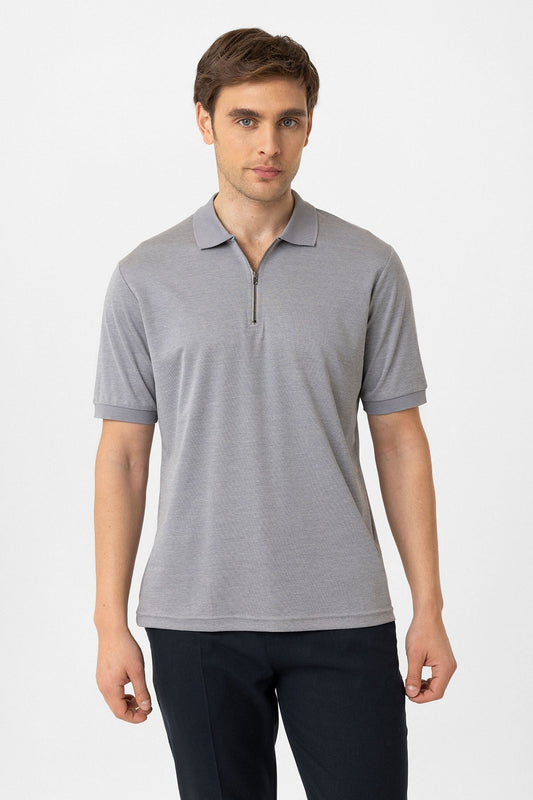 Antioch Zipper Regular Fit Men's T-Shirt