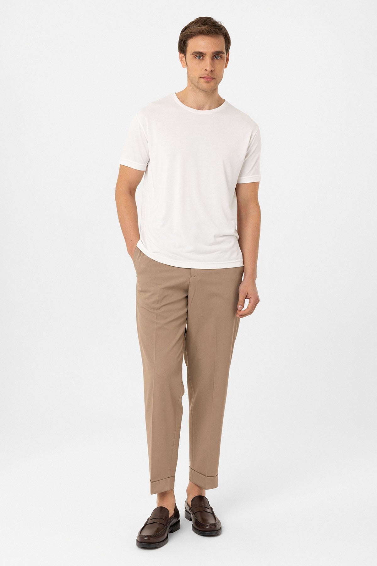 Antioch Regular Fit Modal Technical Fabric Men's T-Shirt