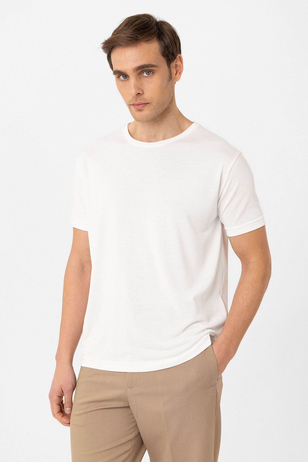 Antioch Regular Fit Modal Technical Fabric Men's T-Shirt