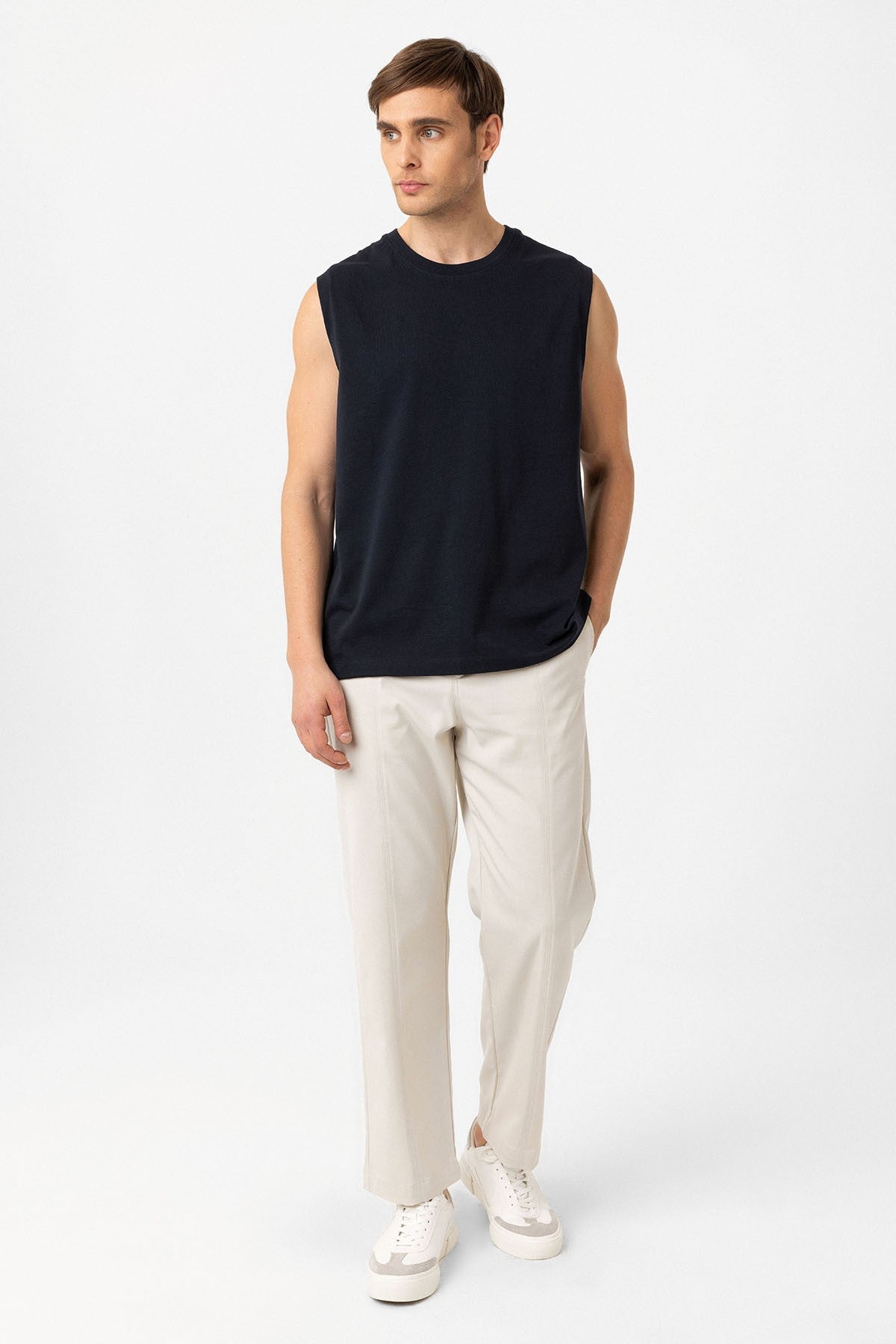 Antioch Relaxed Fit Men's Sleeveless T-Shirt