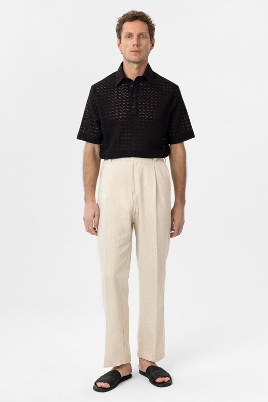 Antioch Polo-Neck Knit Men's T-Shirt