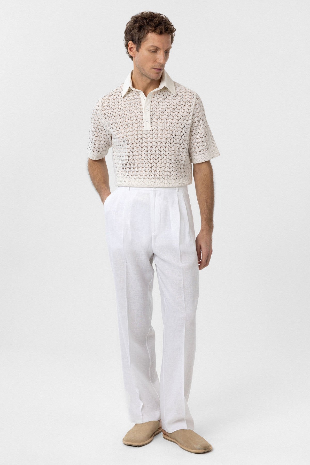 Antioch Polo-Neck Knit Men's T-Shirt