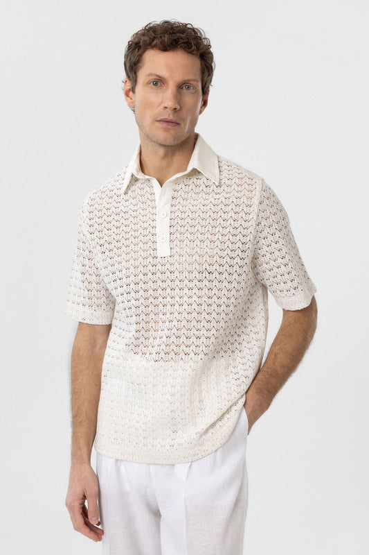 Antioch Polo-Neck Knit Men's T-Shirt