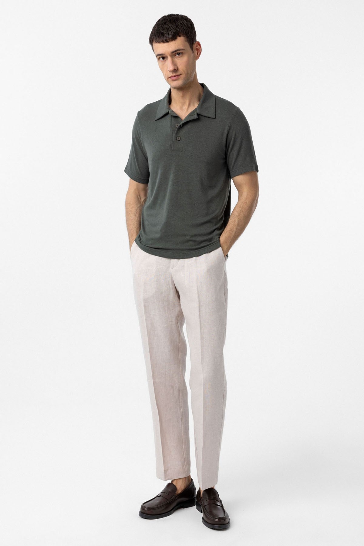 Antioch Regular-Fit Polo-Neck Men's T-Shirt