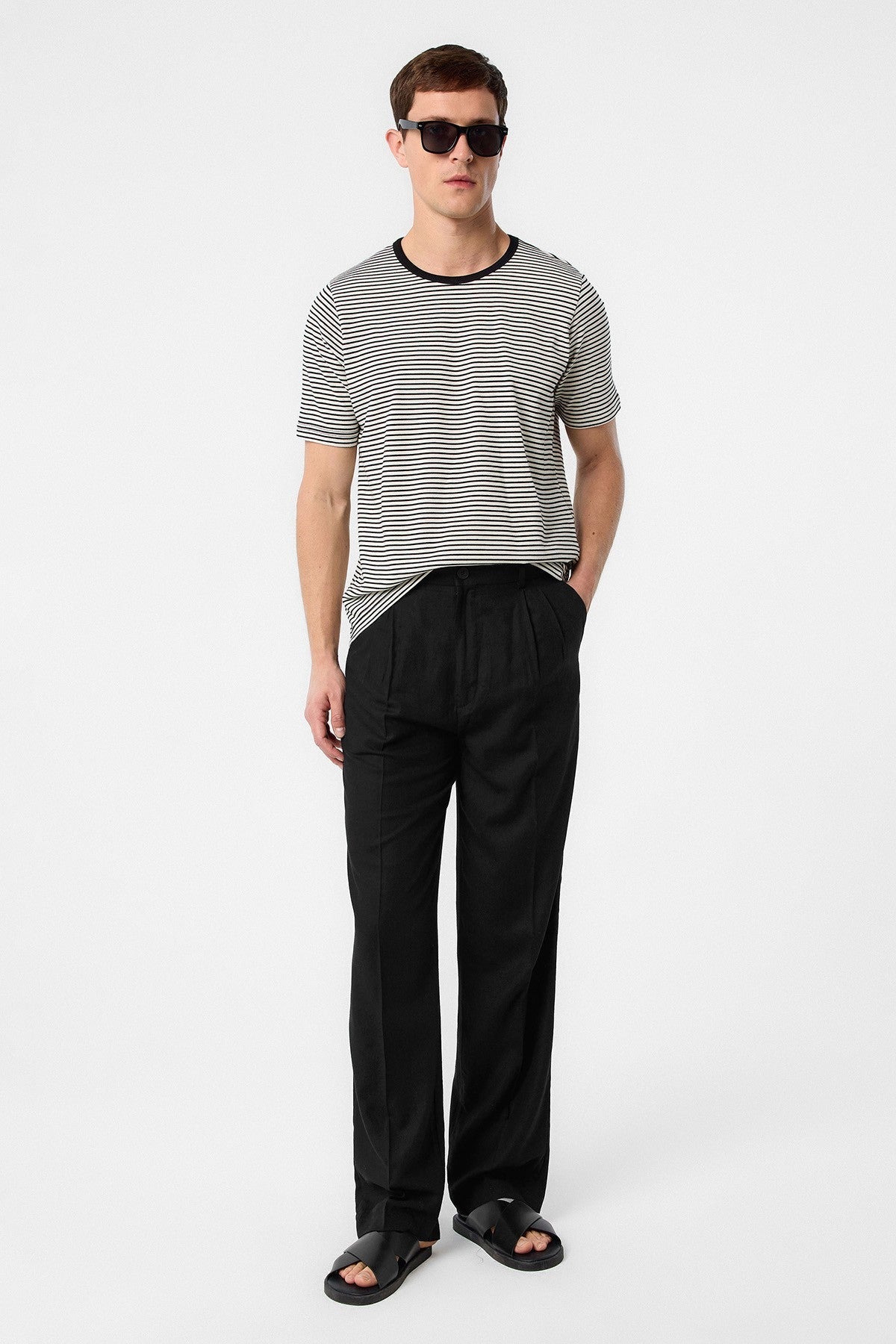 Antioch Regular Fit Striped Men's T-Shirt
