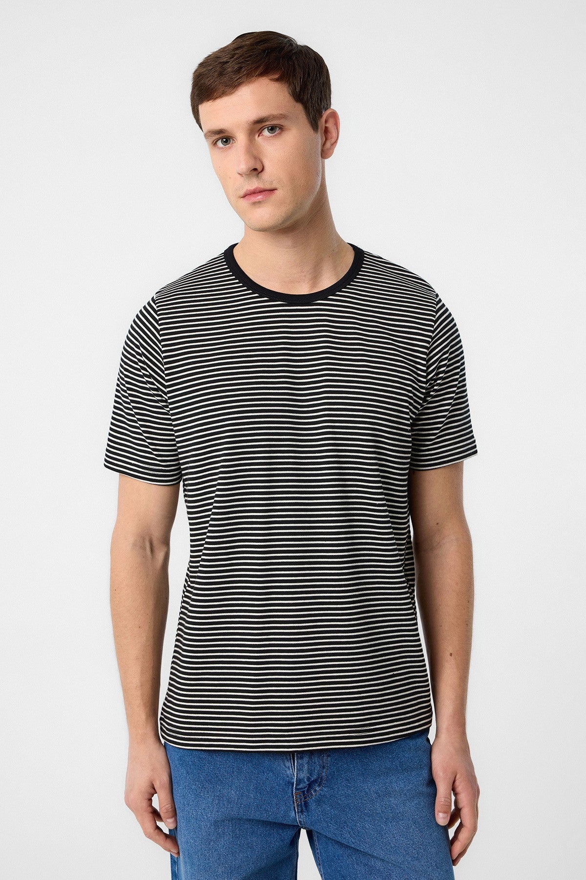 Antioch Regular Fit Striped Men's T-Shirt