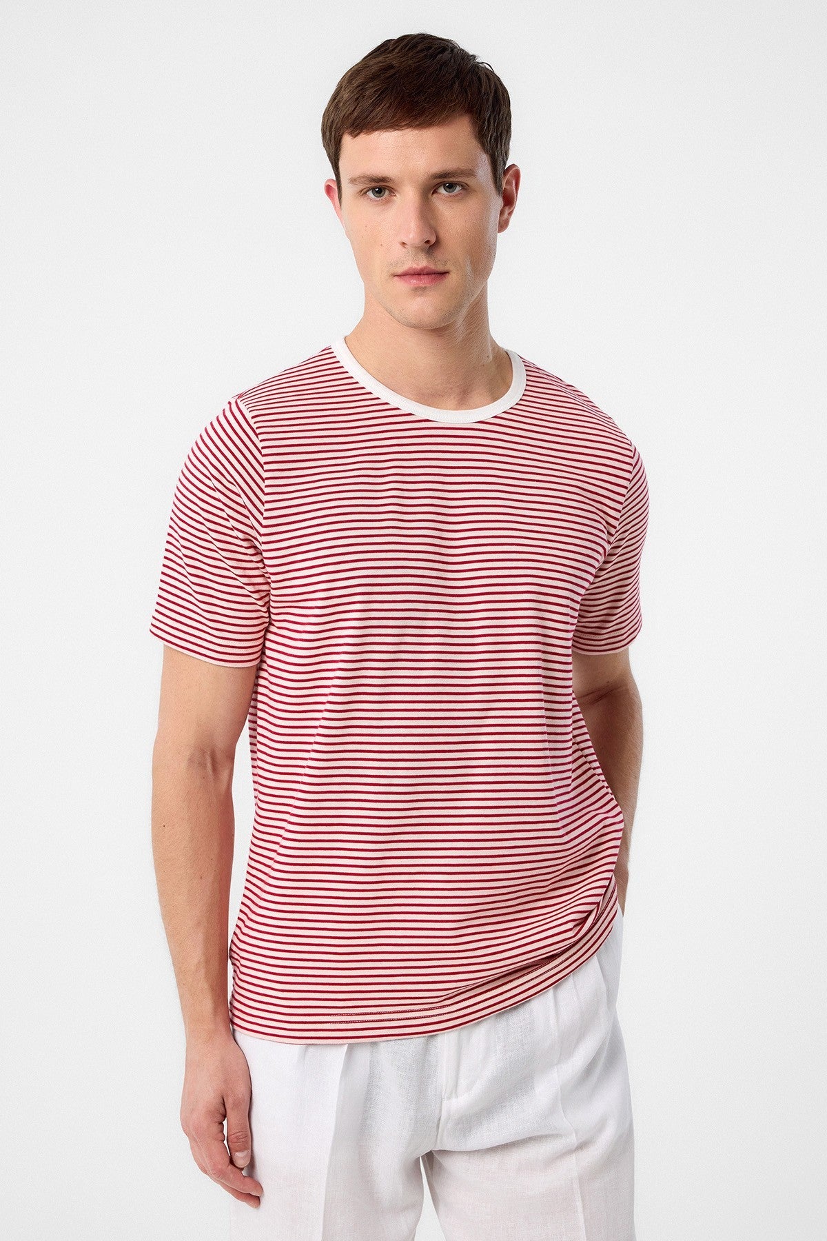 Antioch Regular Fit Striped Men's T-Shirt