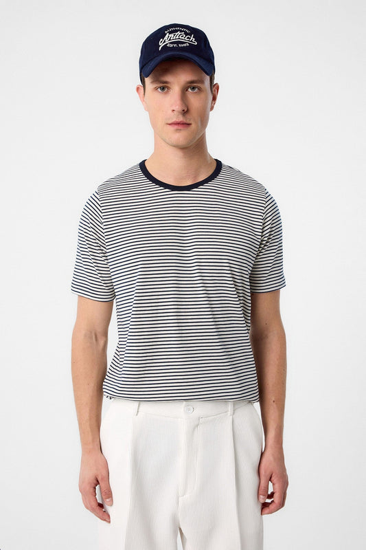 Antioch Regular Fit Striped Men's T-Shirt
