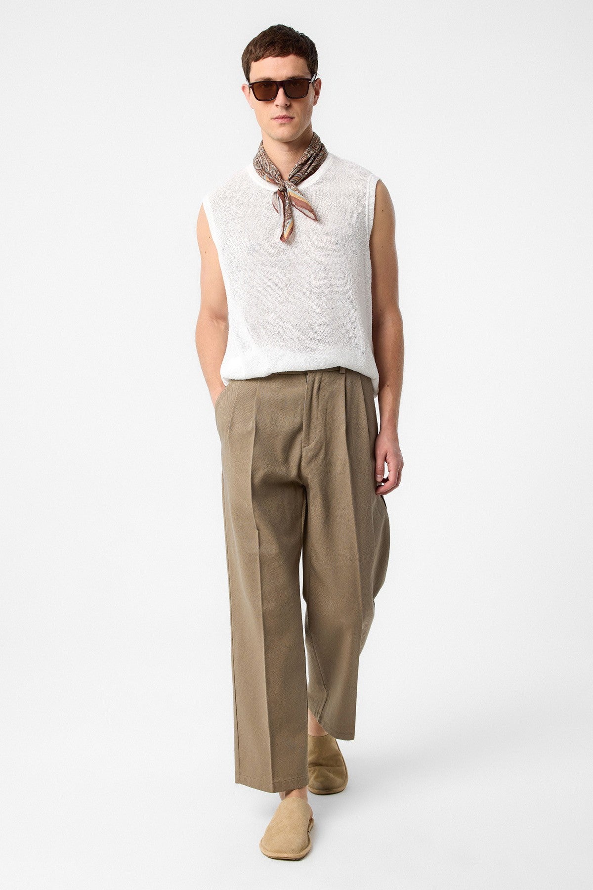 Antioch Textured Men's Sleeveless T-Shirt