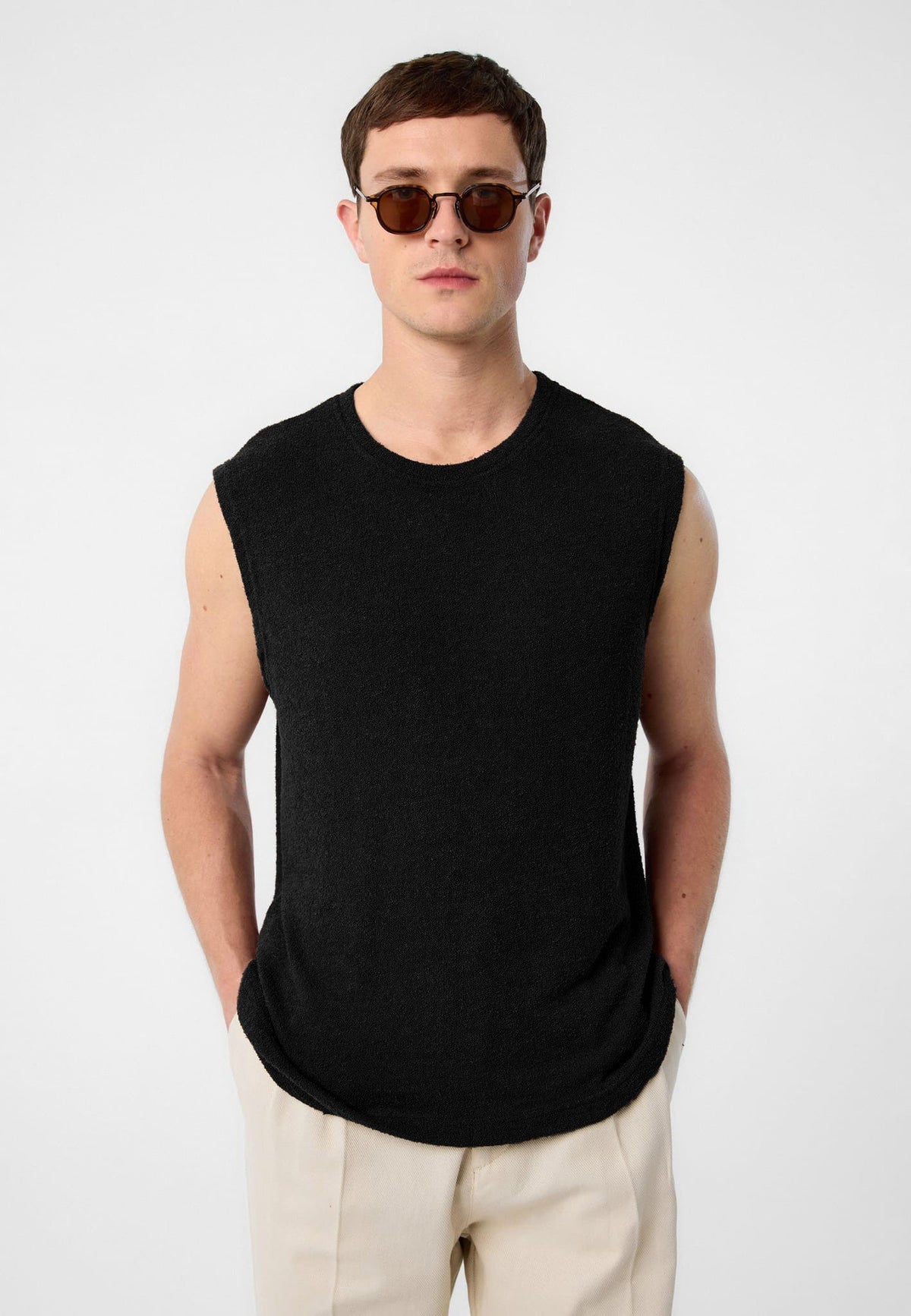 Antioch Textured Men's Sleeveless T-Shirt