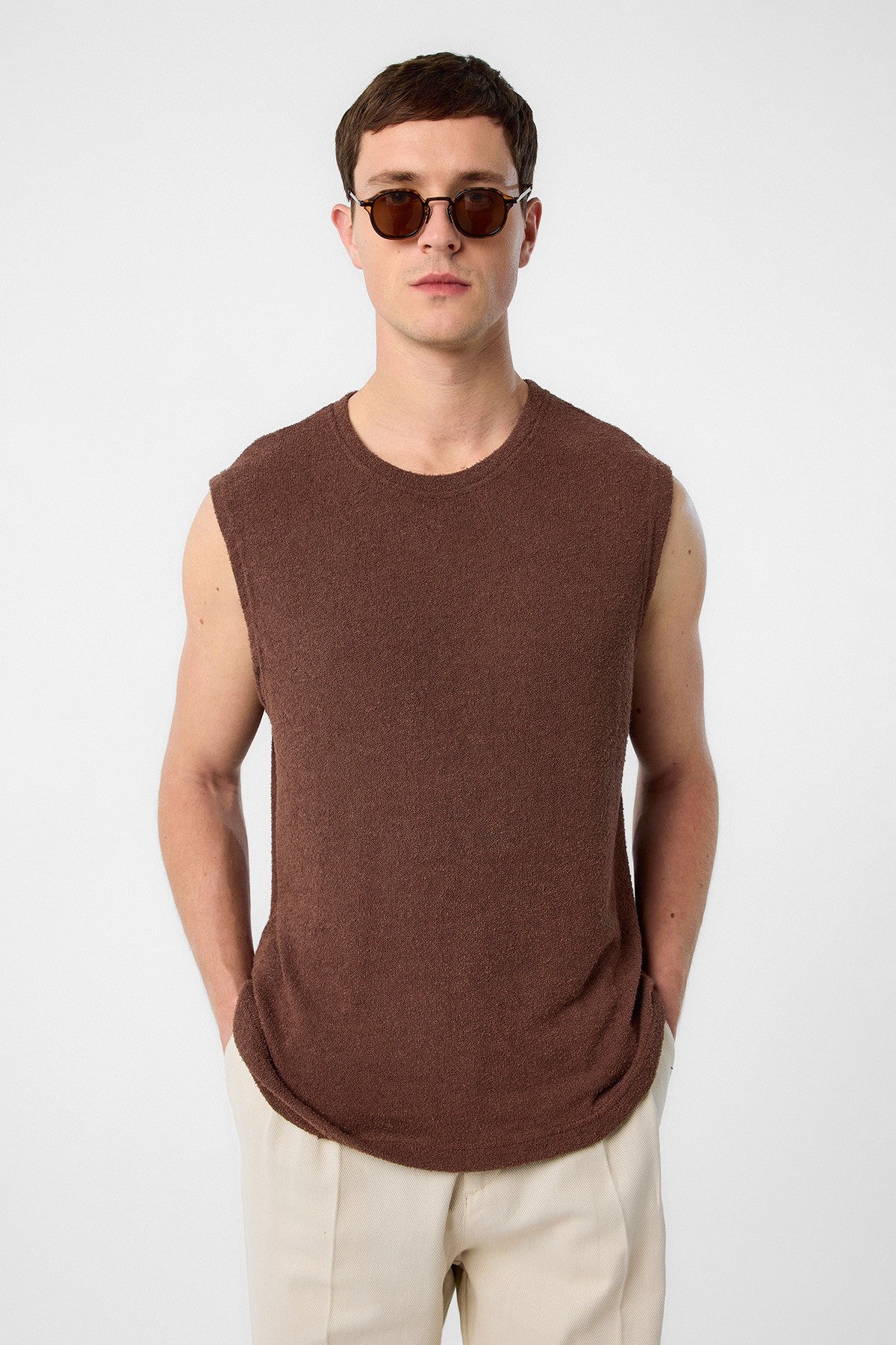 Antioch Textured Men's Sleeveless T-Shirt