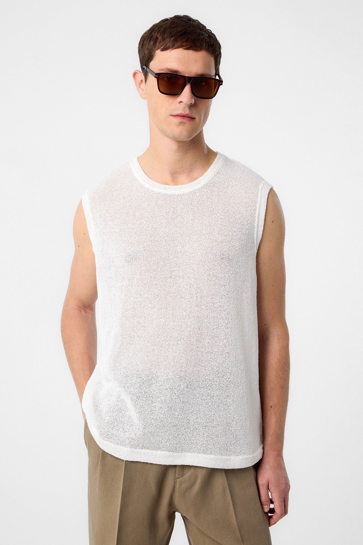 Antioch Textured Men's Sleeveless T-Shirt