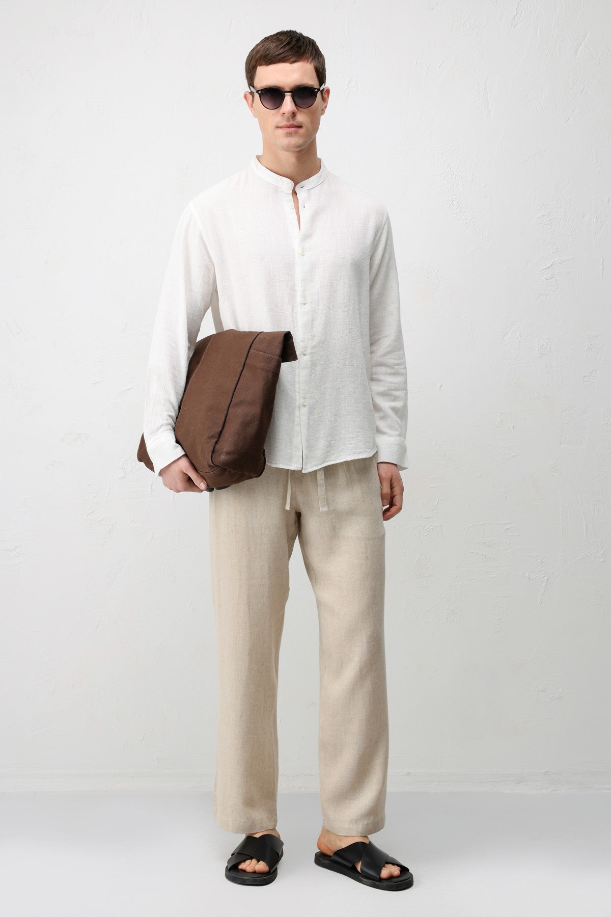 Antioch Crew-Neck Cotton Men's Shirt