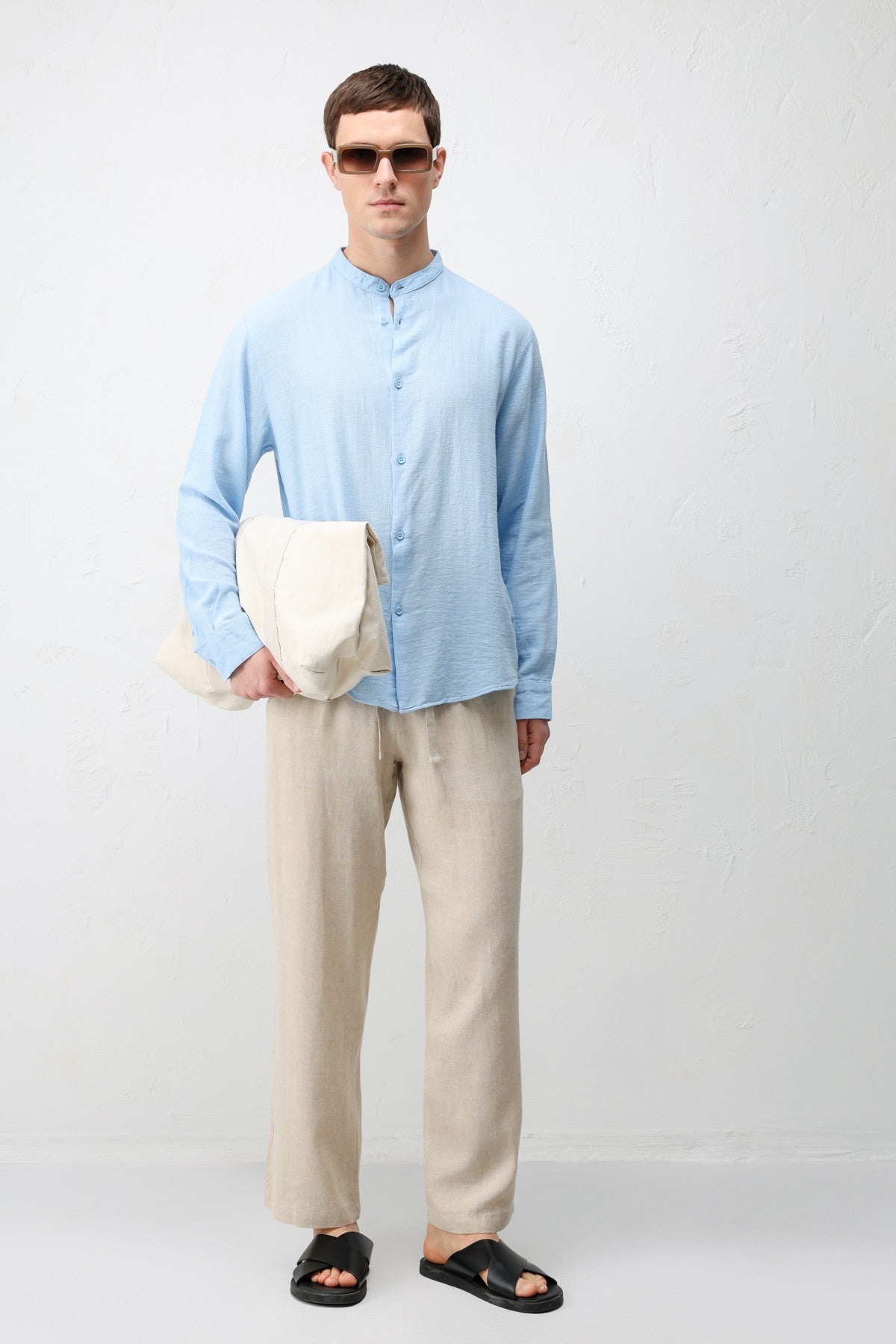 Antioch Crew-Neck Cotton Men's Shirt