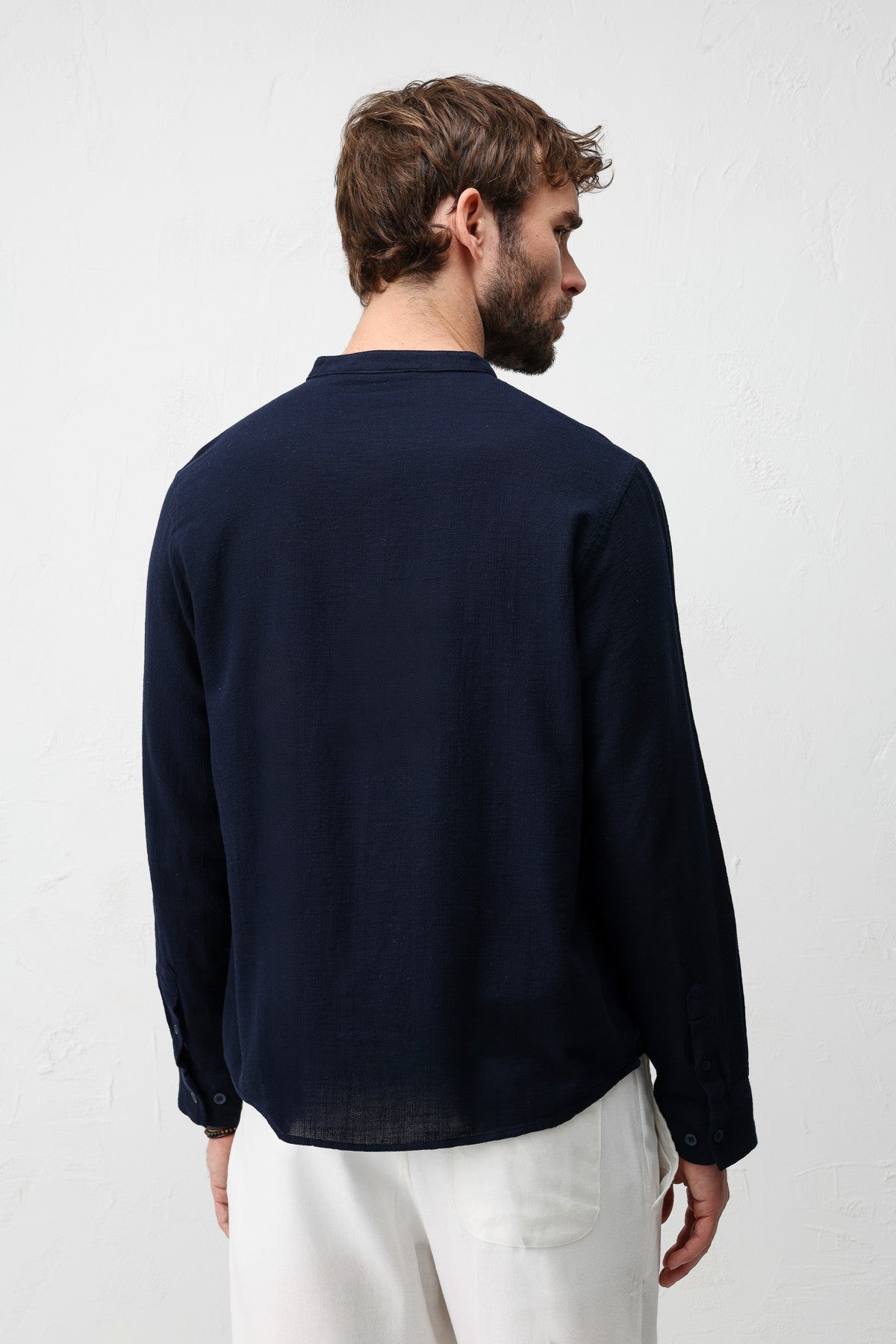 Antioch Crew-Neck Cotton Men's Shirt