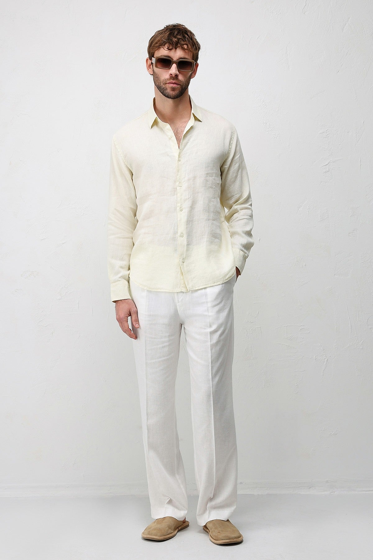 Antioch 100% Linen Relaxed-Fit Men's Shirt