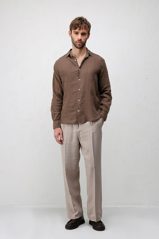 Antioch 100% Linen Relaxed-Fit Men's Shirt