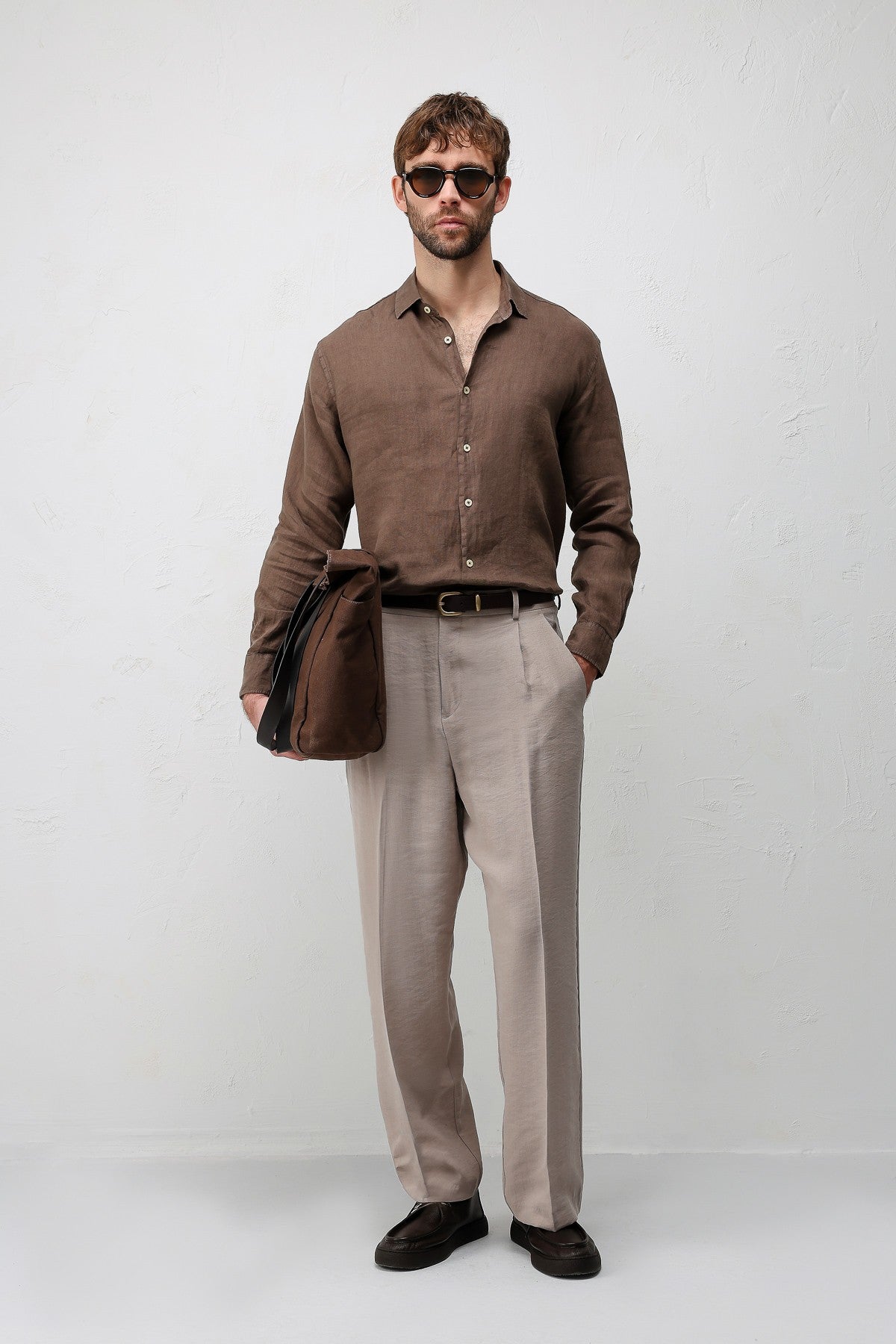 Antioch 100% Linen Relaxed-Fit Men's Shirt
