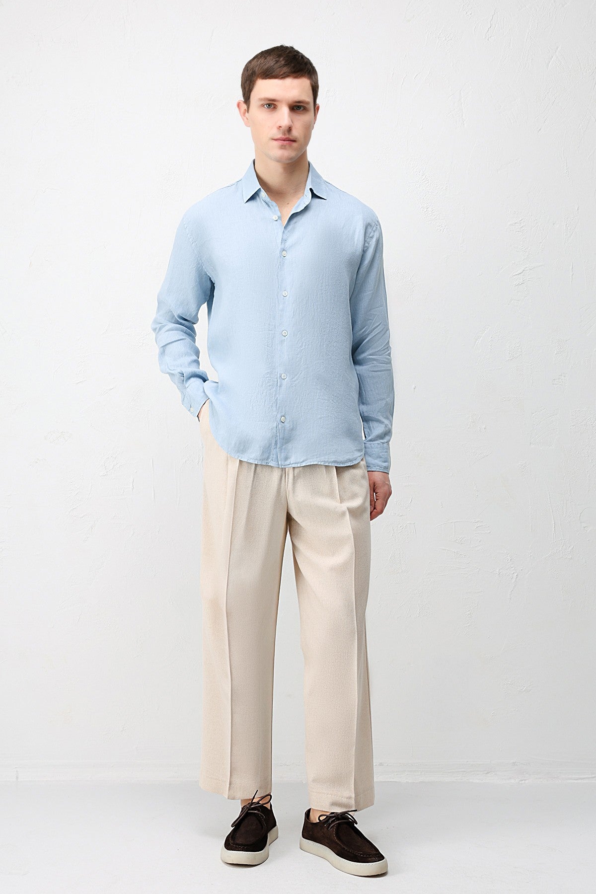 Antioch 100% Linen Relaxed-Fit Men's Shirt
