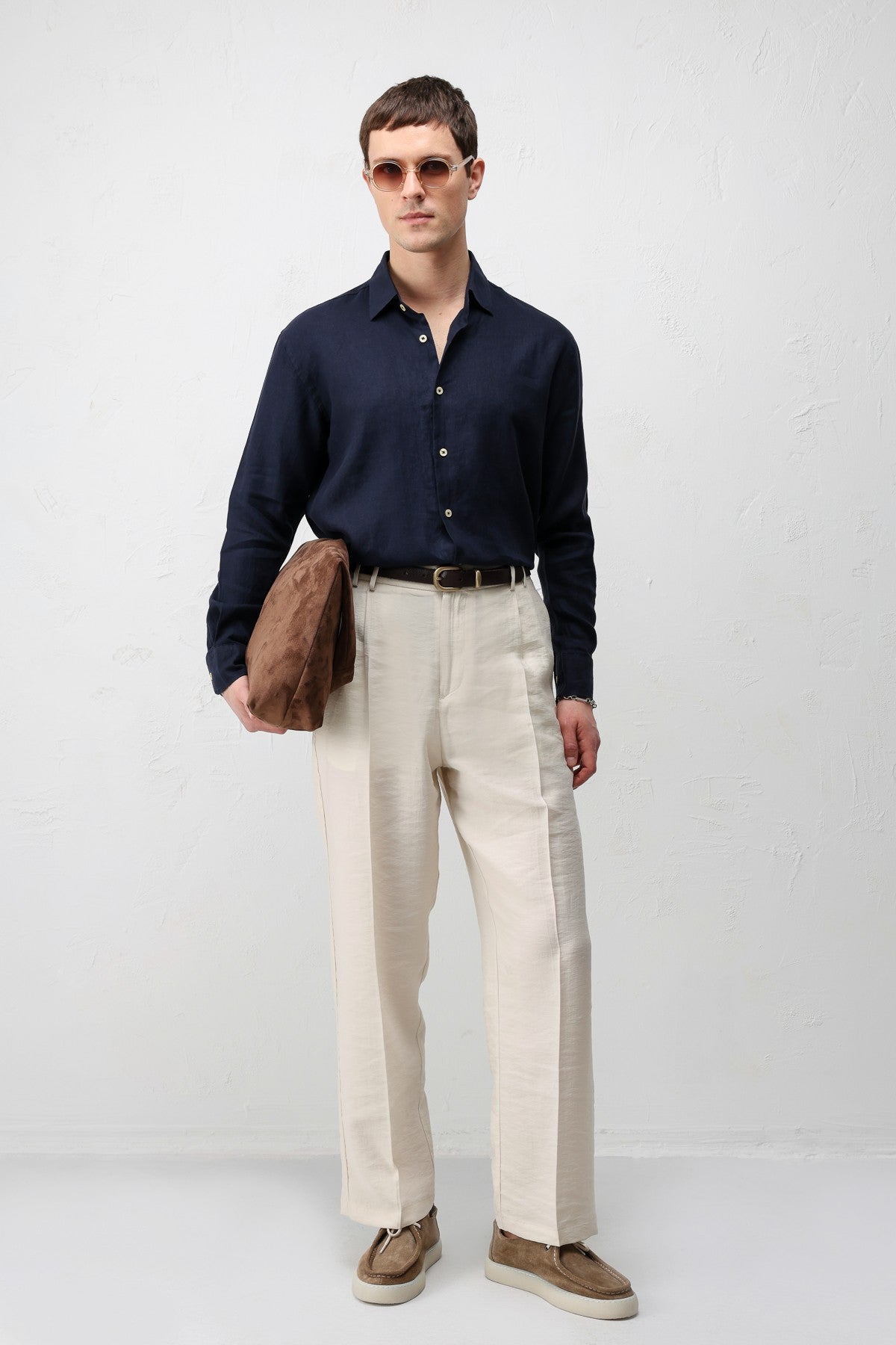 Antioch 100% Linen Relaxed-Fit Men's Shirt