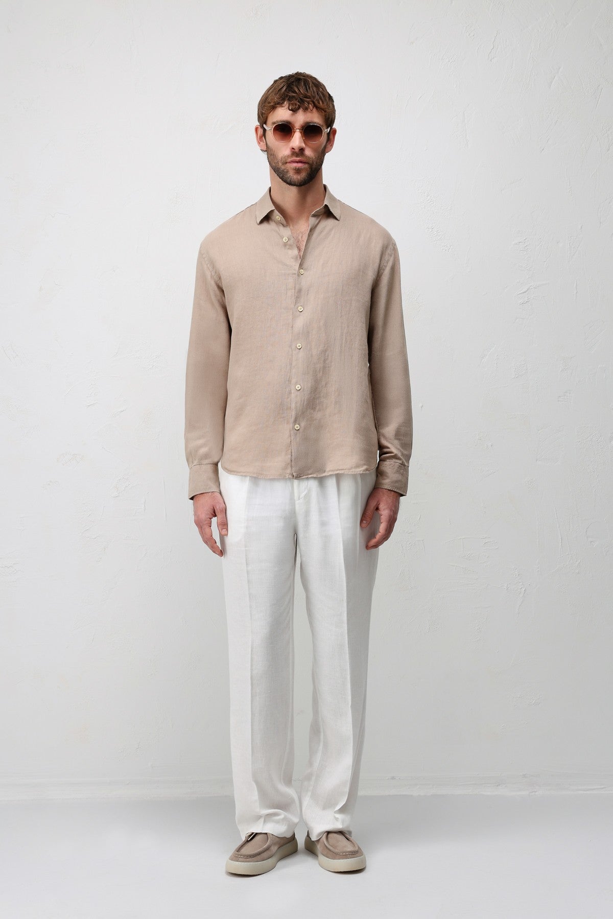 Antioch 100% Linen Relaxed-Fit Men's Shirt