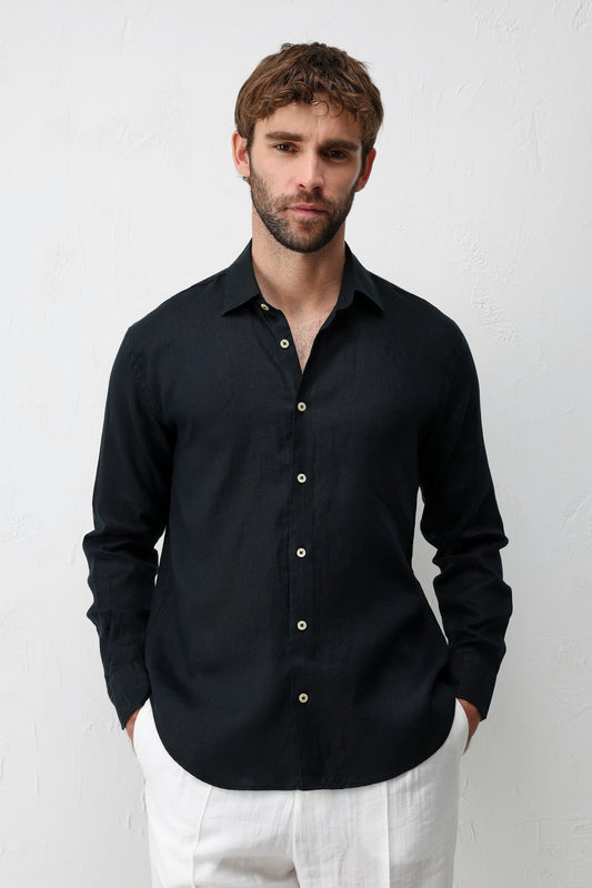 Antioch 100% Linen Relaxed-Fit Men's Shirt