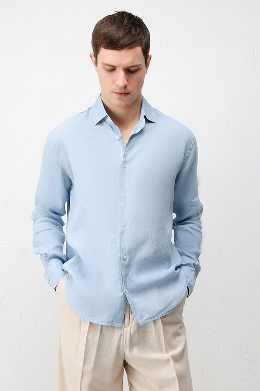 Antioch 100% Linen Relaxed-Fit Men's Shirt