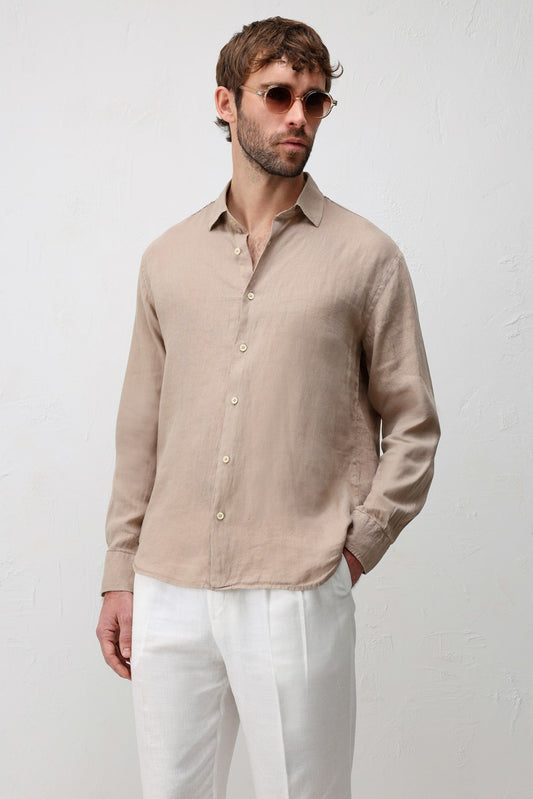 Antioch 100% Linen Relaxed-Fit Men's Shirt