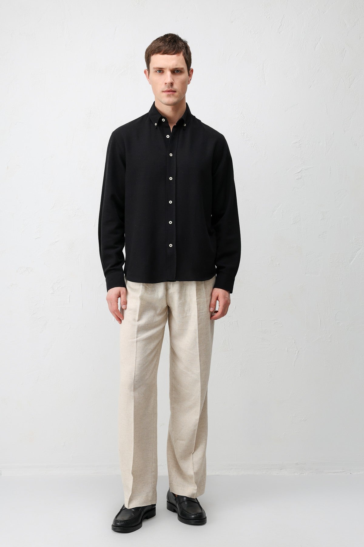 Antioch Linen-Blend Relaxed-Fit Men's Shirt