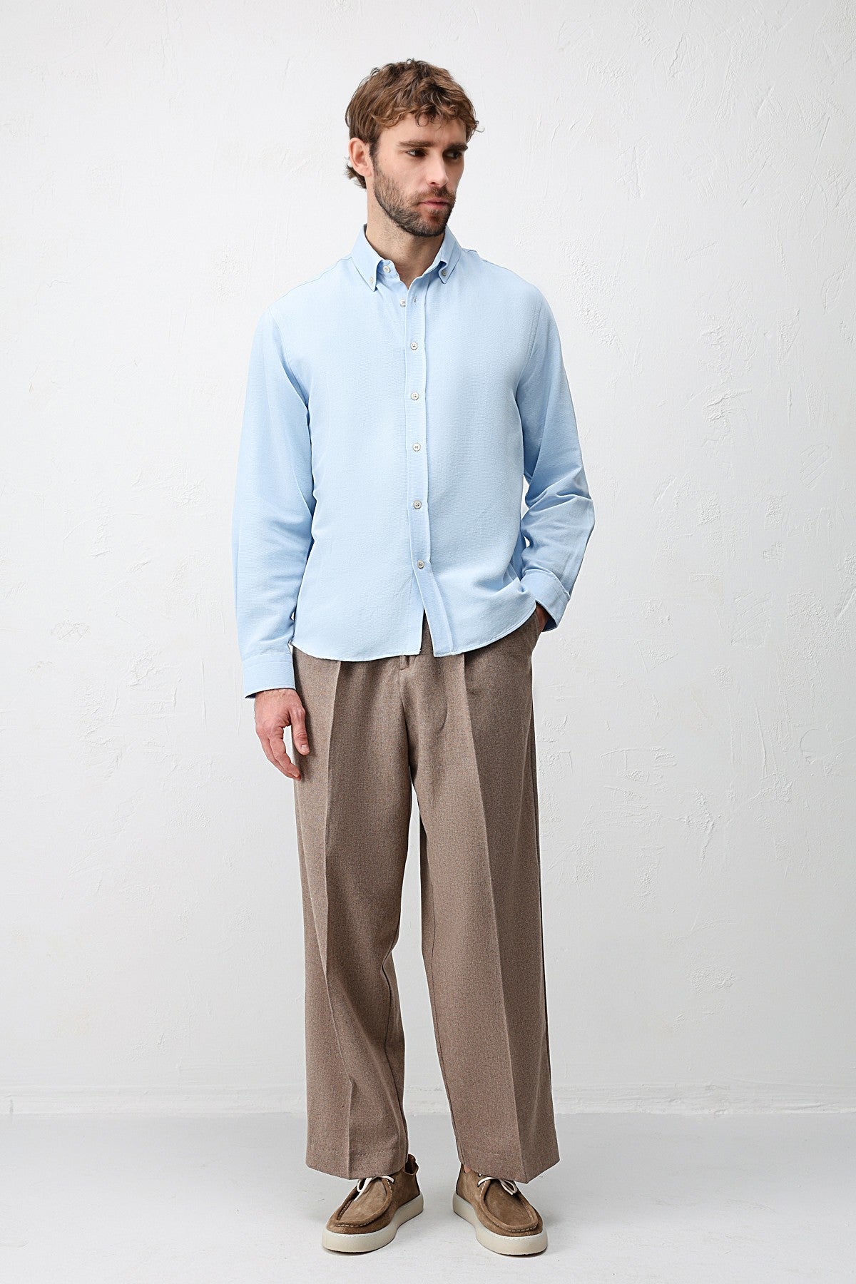 Antioch Linen-Blend Relaxed-Fit Men's Shirt
