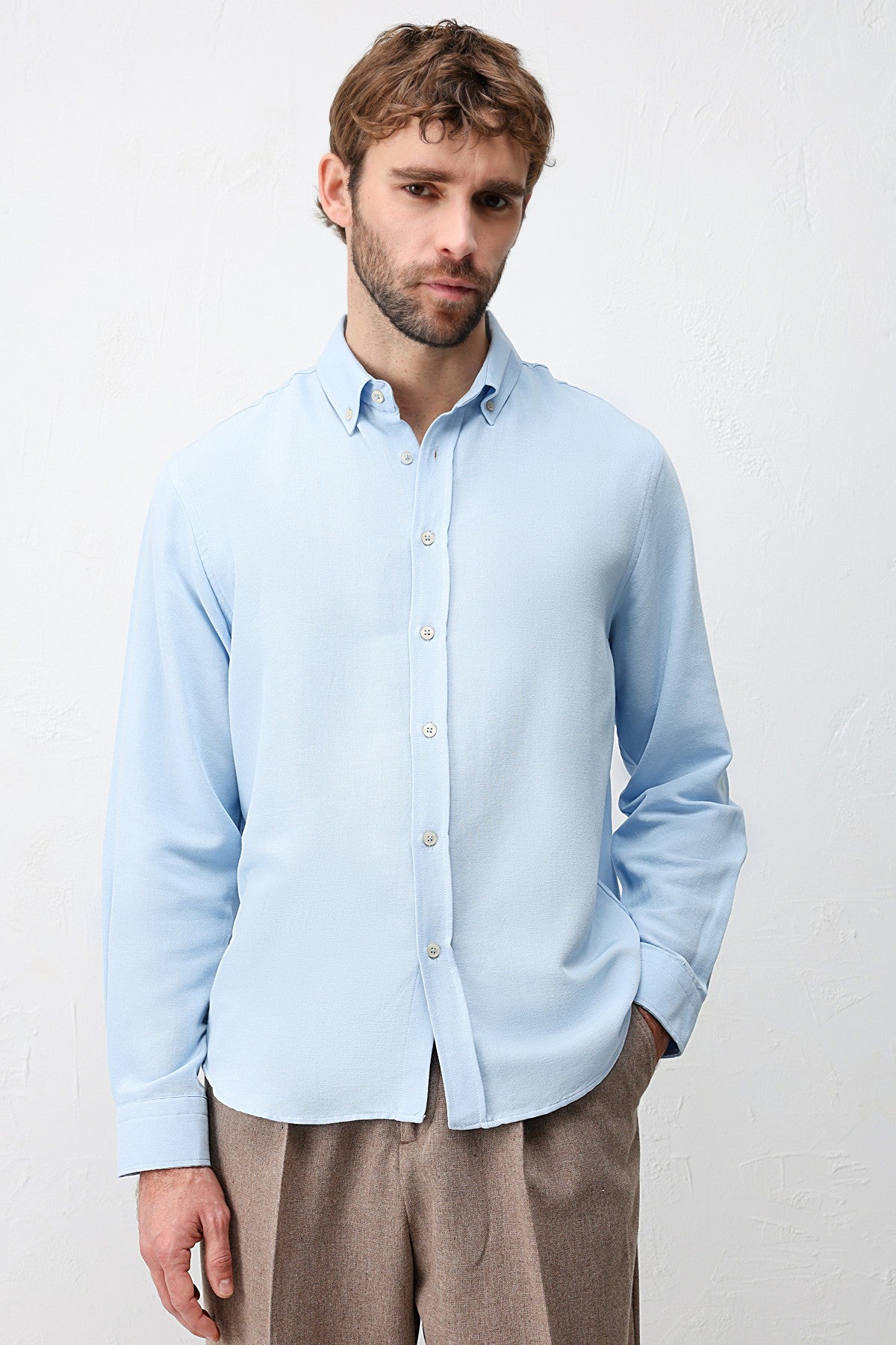 Antioch Linen-Blend Relaxed-Fit Men's Shirt