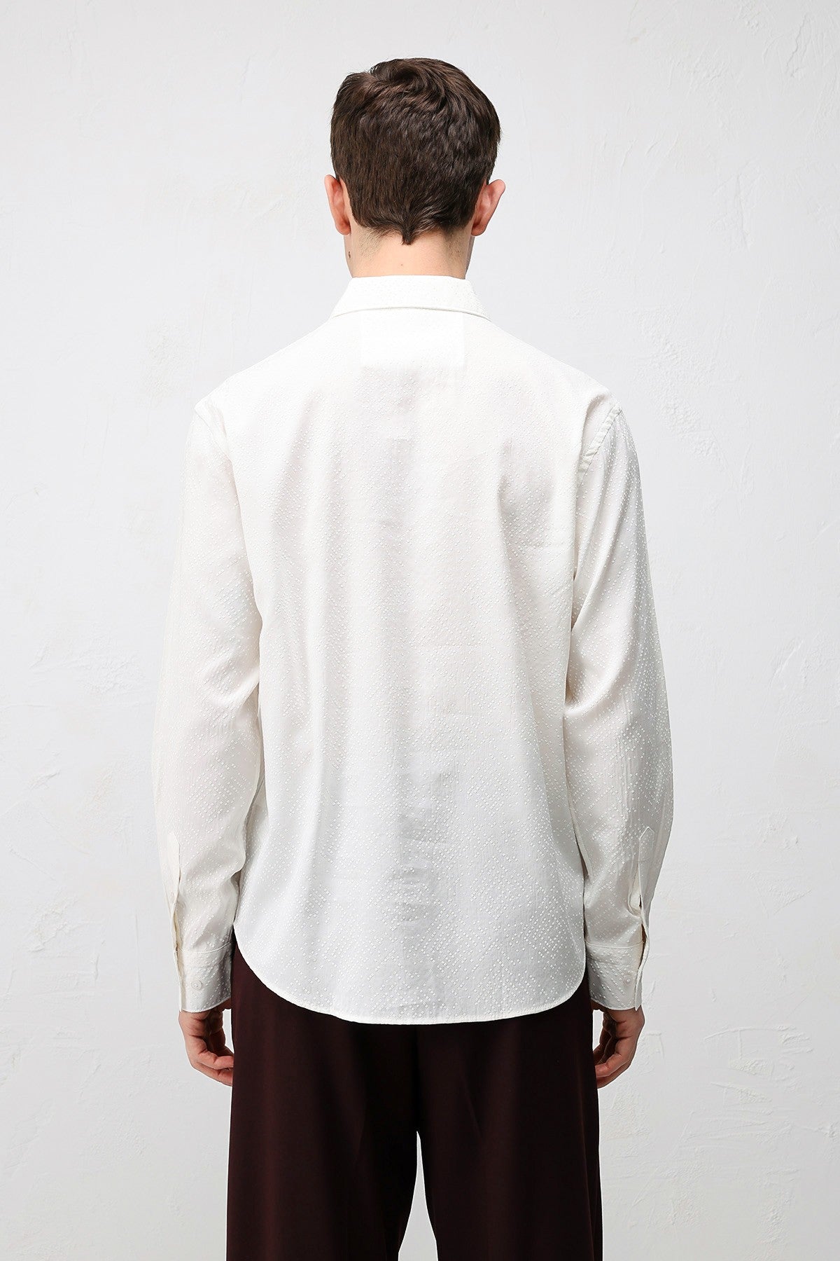 Antioch Men's Shirt with Modal Blend and Textured Fabric