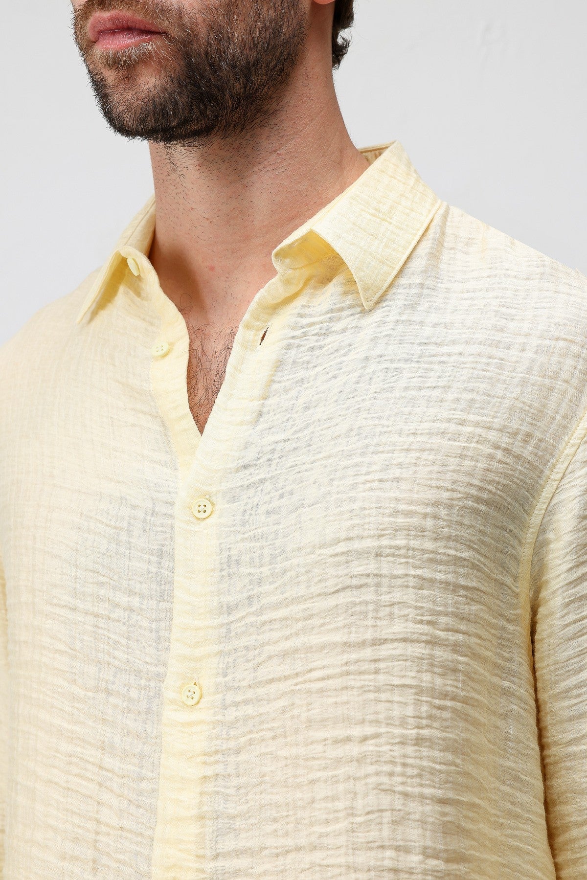 Antioch Crinkled Relax Fit Men's Shirt