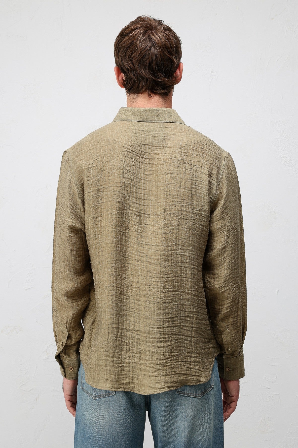 Antioch Crinkled Relax Fit Men's Shirt