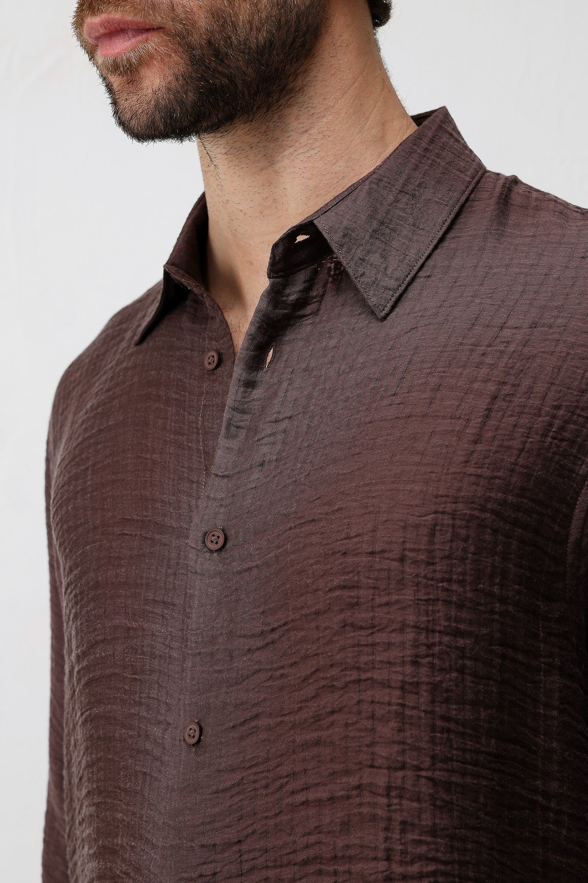 Antioch Crinkled Relax Fit Men's Shirt