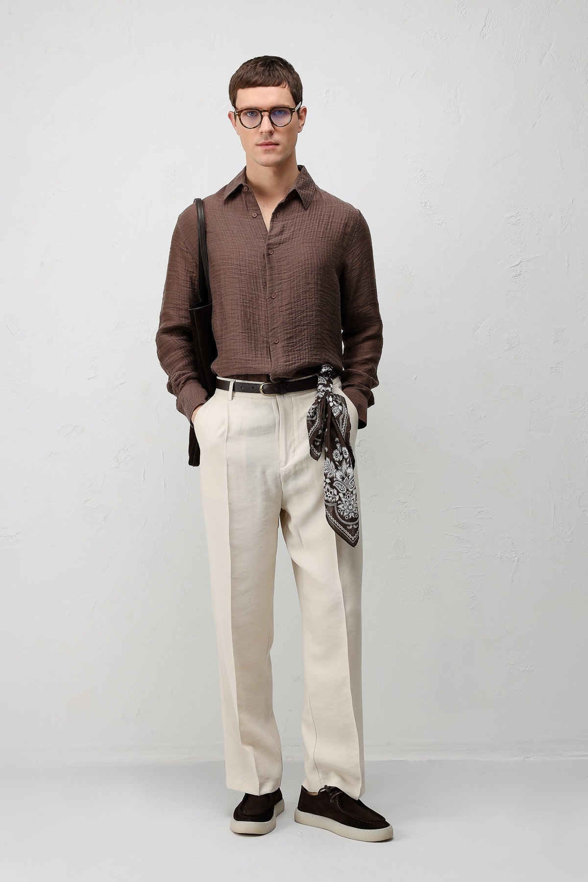 Antioch Crinkled Relax Fit Men's Shirt