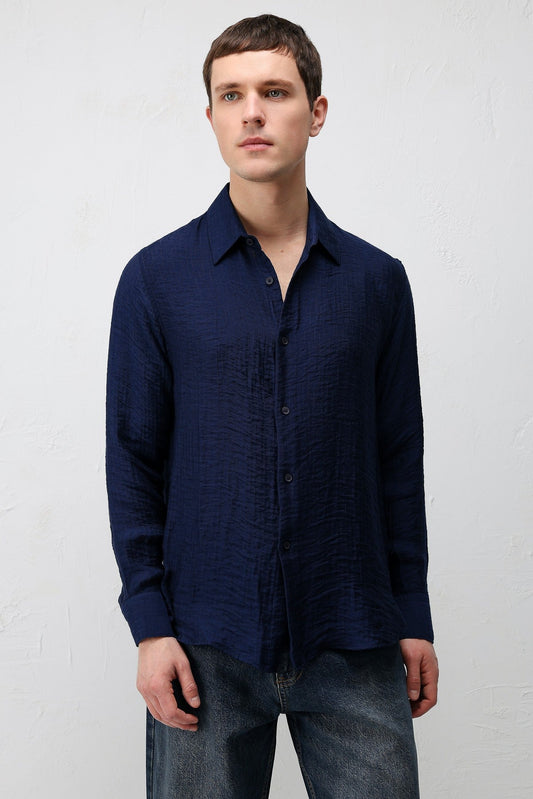 Antioch Crinkled Relax Fit Men's Shirt