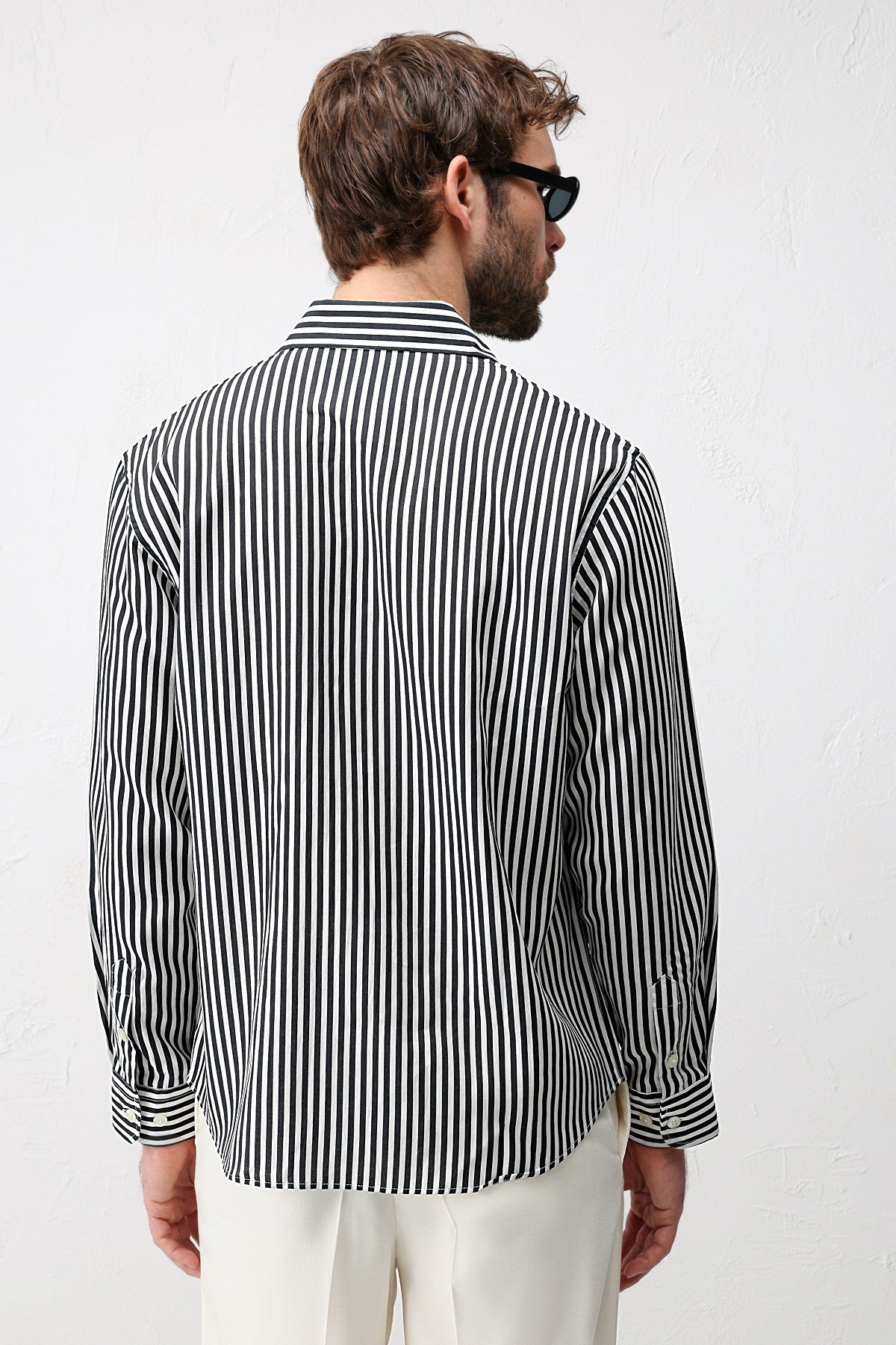 Antioch Lyocell-Blend Relaxed-Fit Striped Men's Shirt