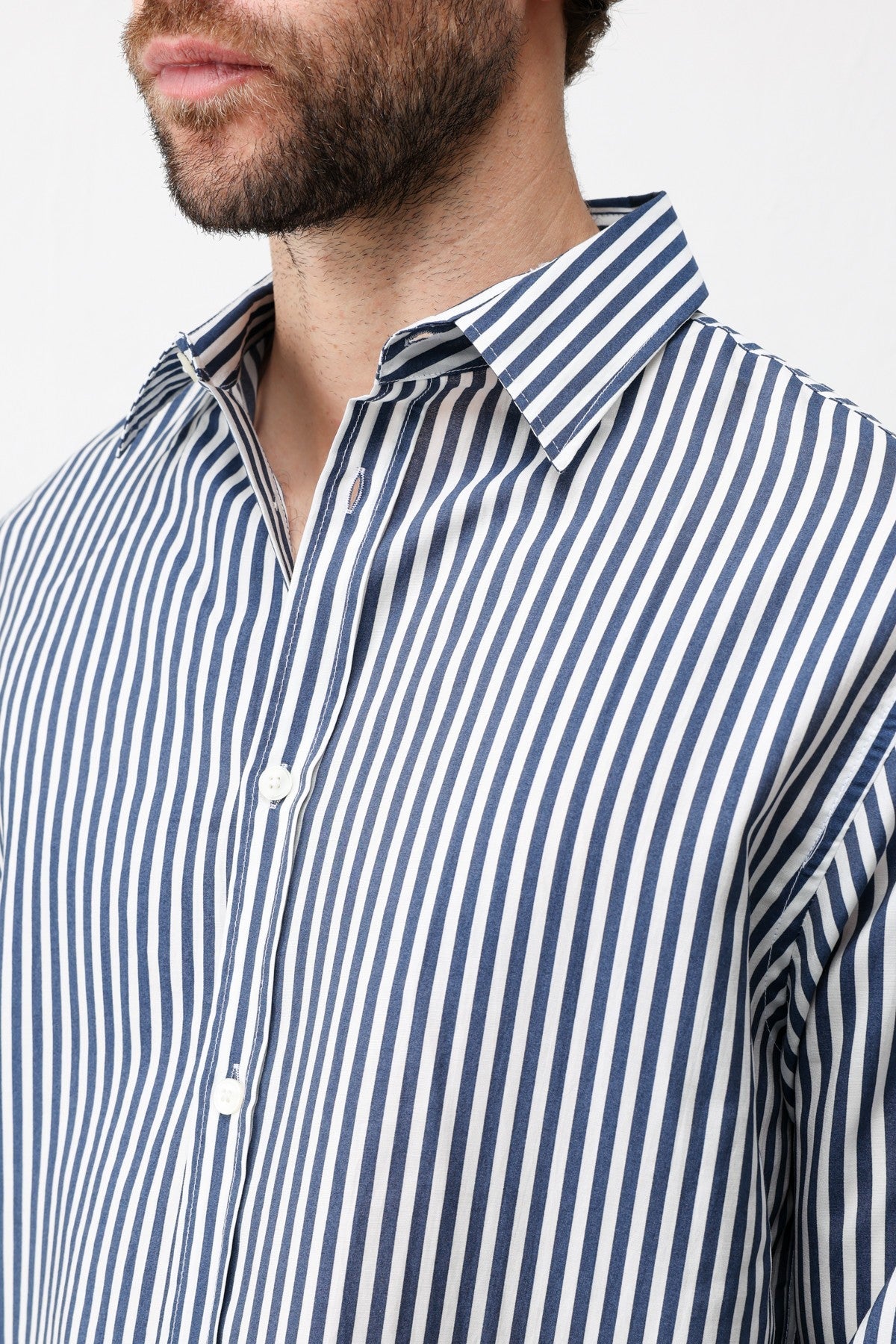 Antioch Lyocell-Blend Relaxed-Fit Striped Men's Shirt