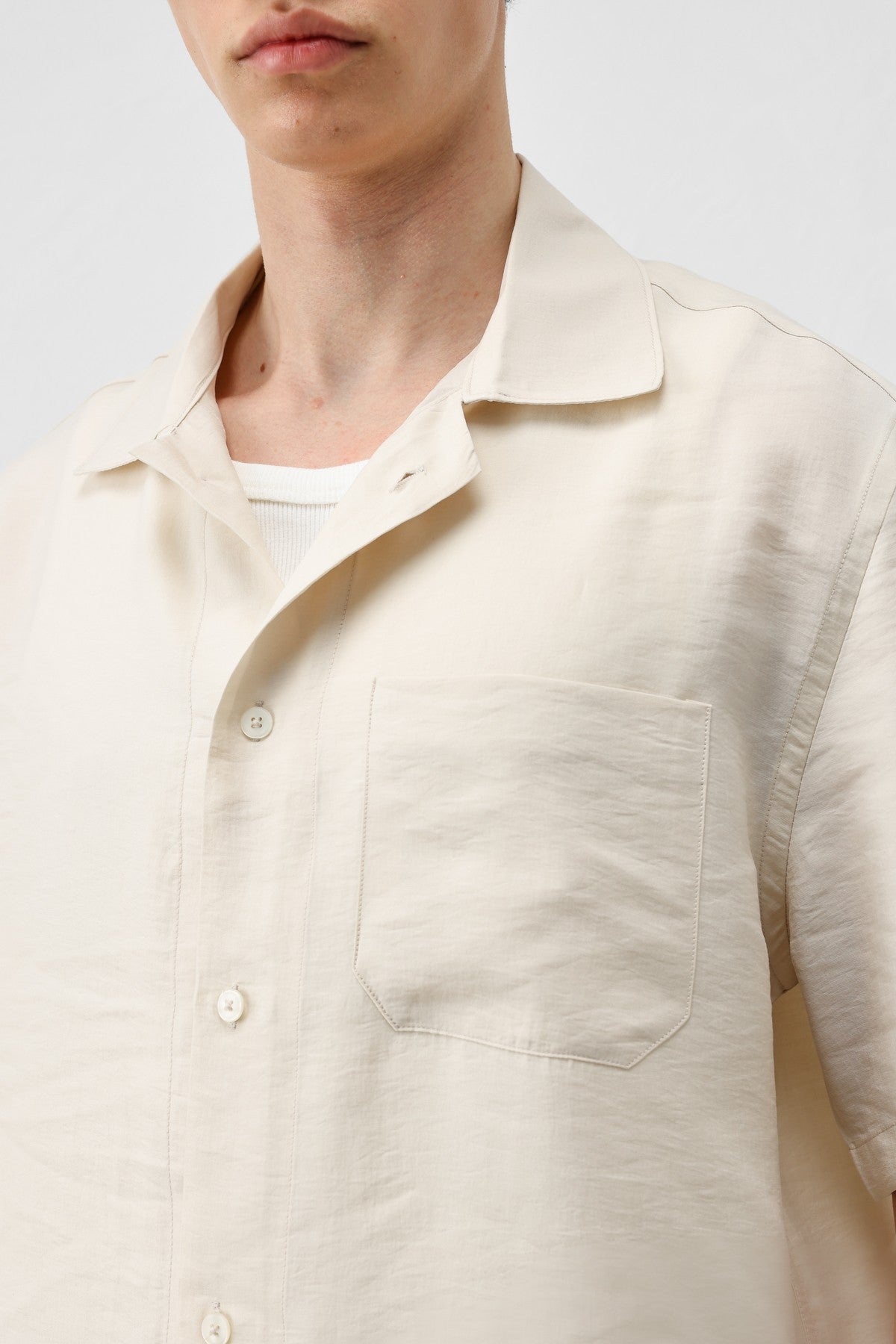 Antioch Lyocell-Blend Short-Sleeve Men's Shirt