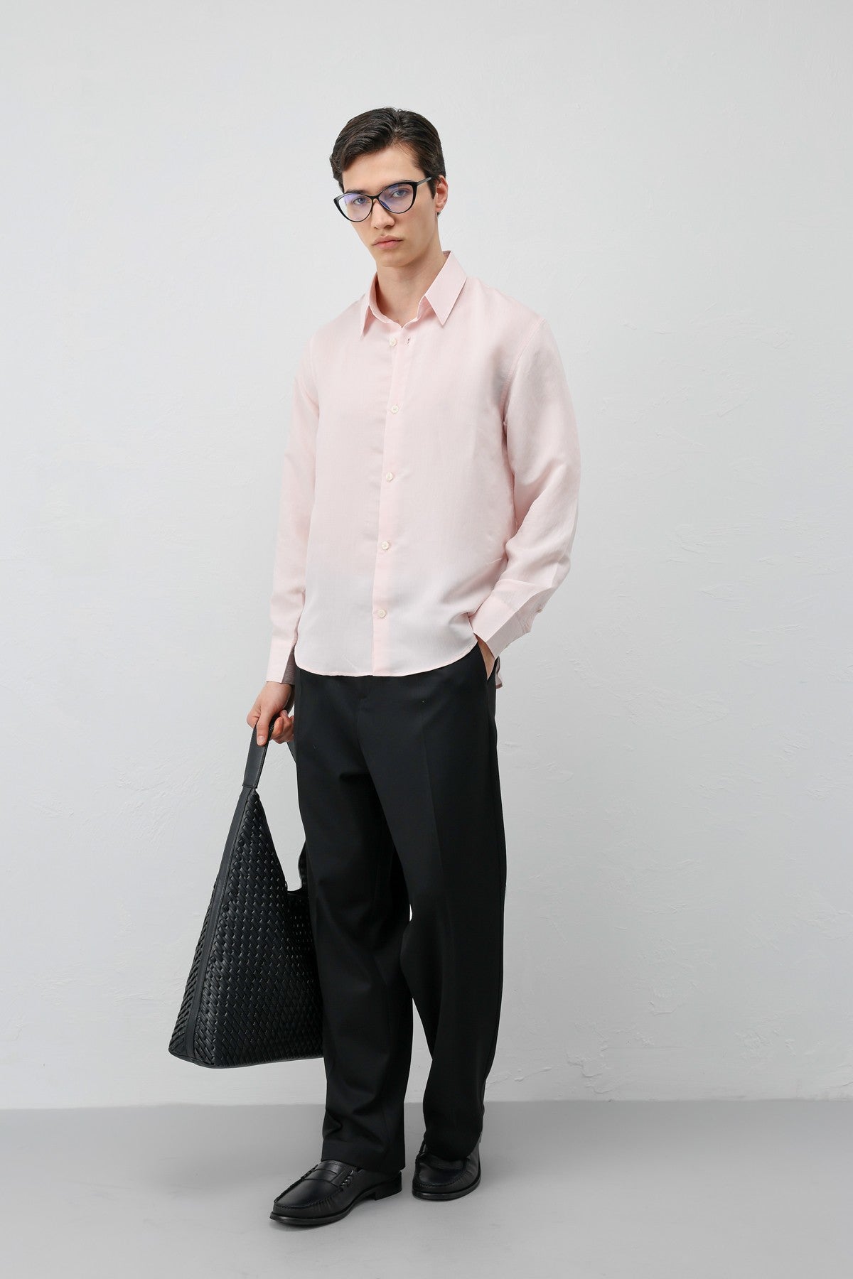 Antioch Men's Striped Shirt with Modal Blend