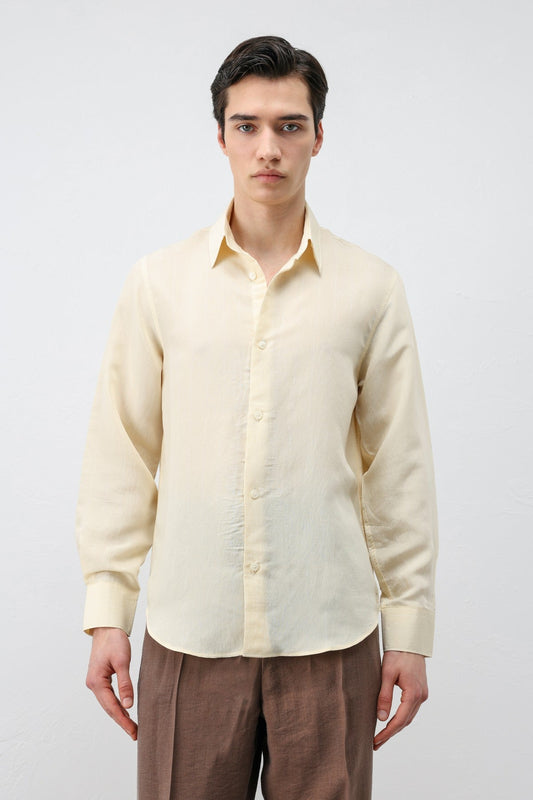 Antioch Men's Striped Shirt with Modal Blend