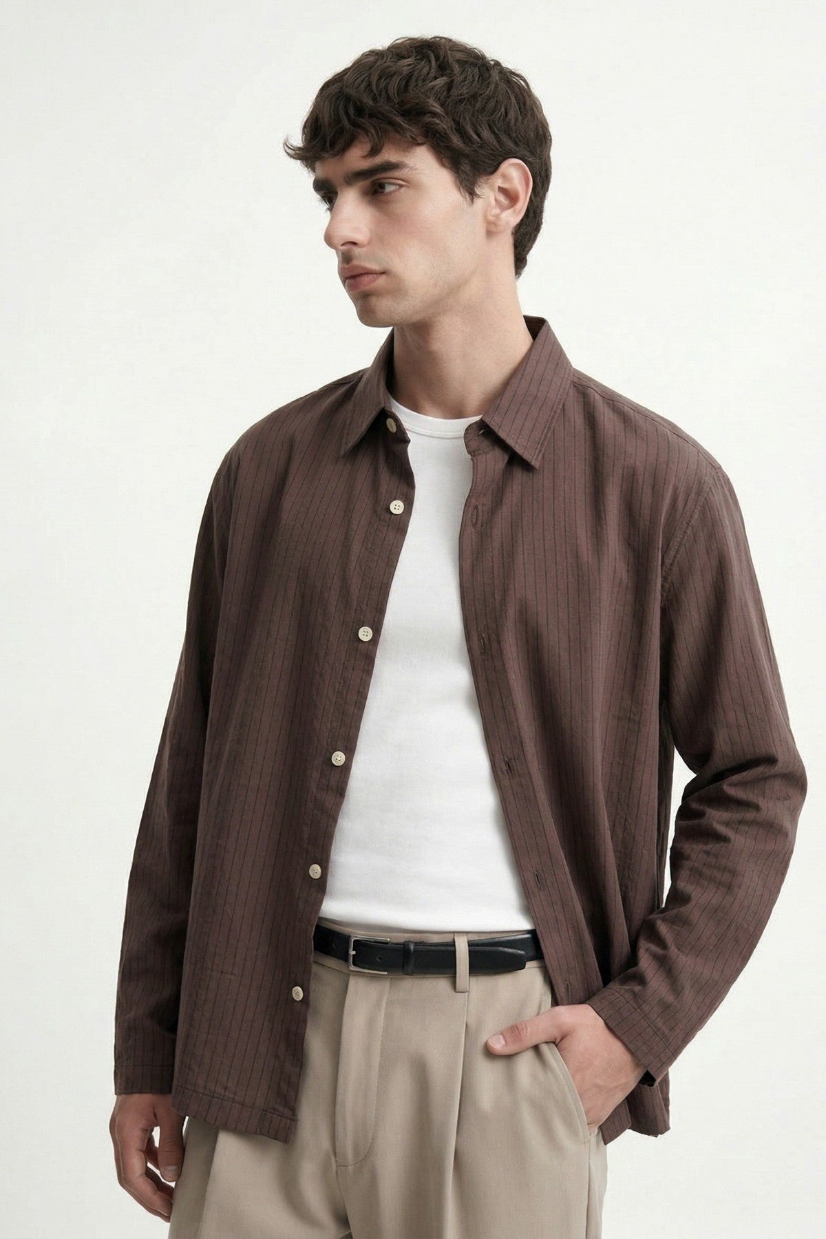 Antioch Relaxed-Fit Striped Men's Shirt