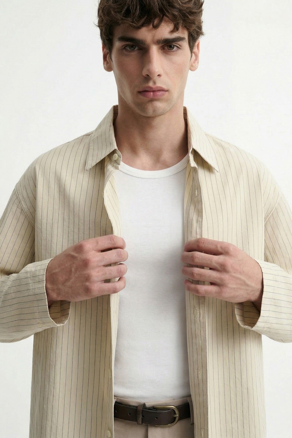 Antioch Relaxed-Fit Striped Men's Shirt