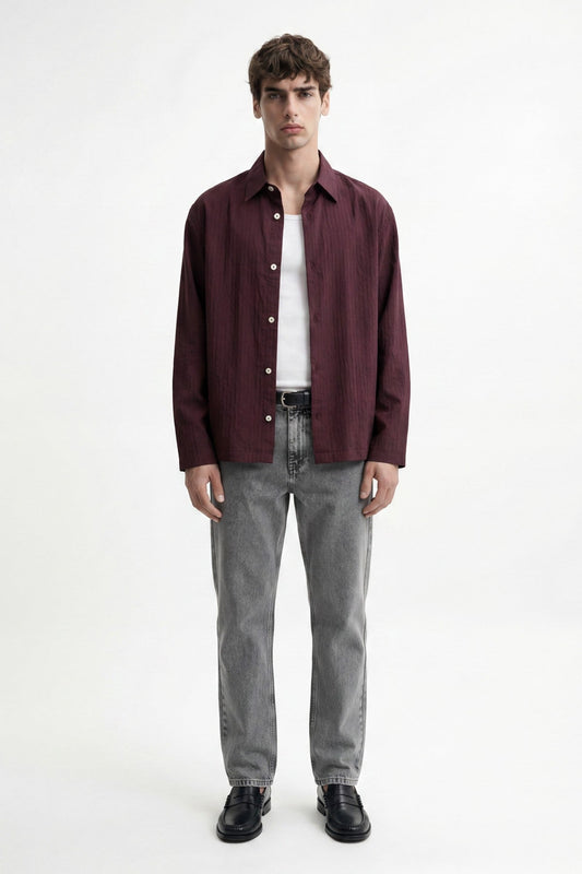 Antioch Relaxed-Fit Striped Men's Shirt