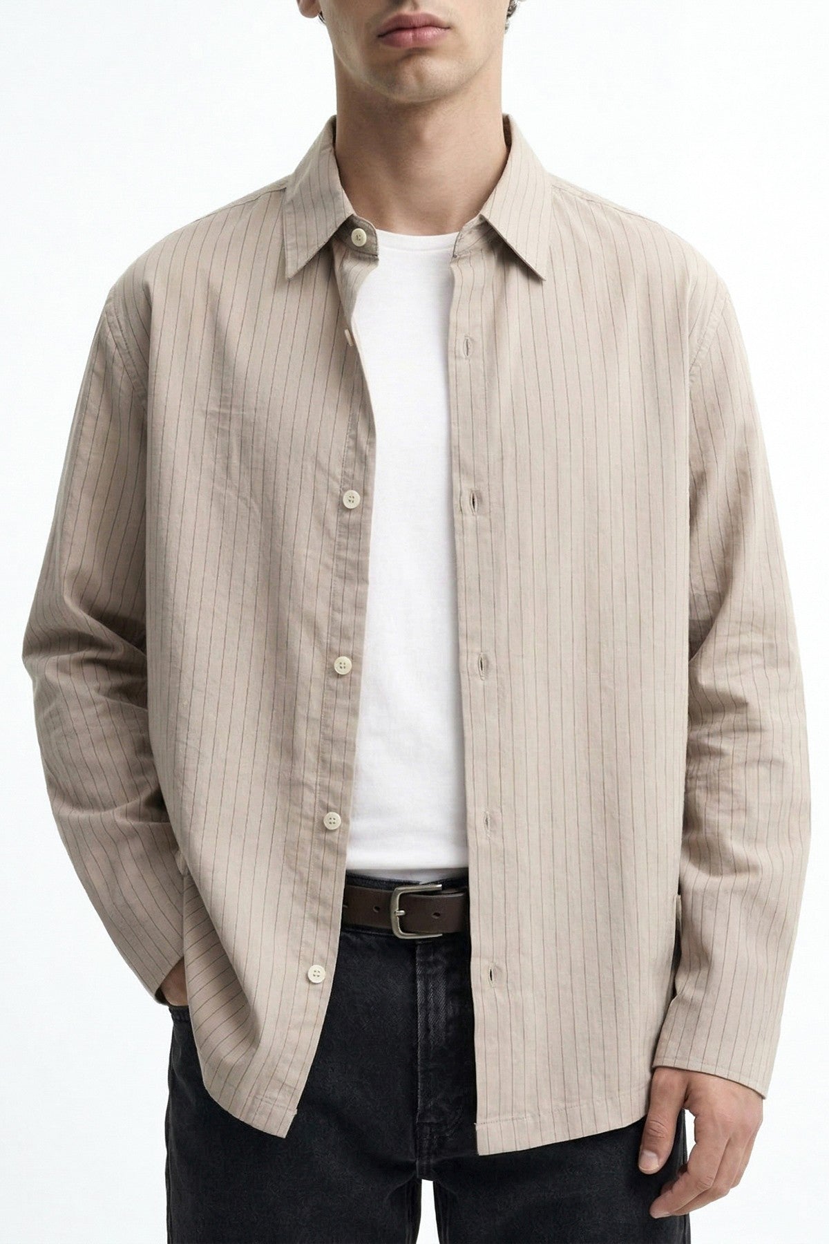 Antioch Relaxed-Fit Striped Men's Shirt