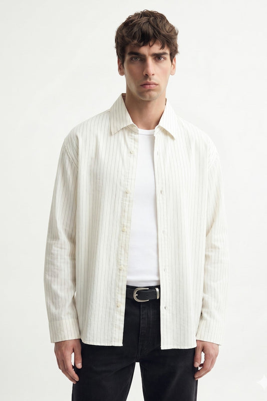Antioch Relaxed-Fit Striped Men's Shirt