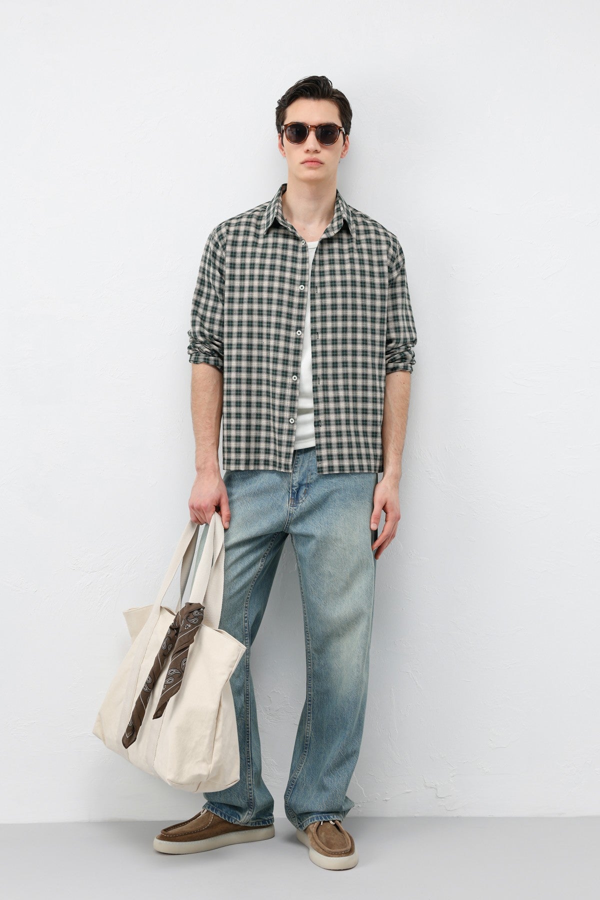 Antioch Relaxed Checkered Men's Shirt