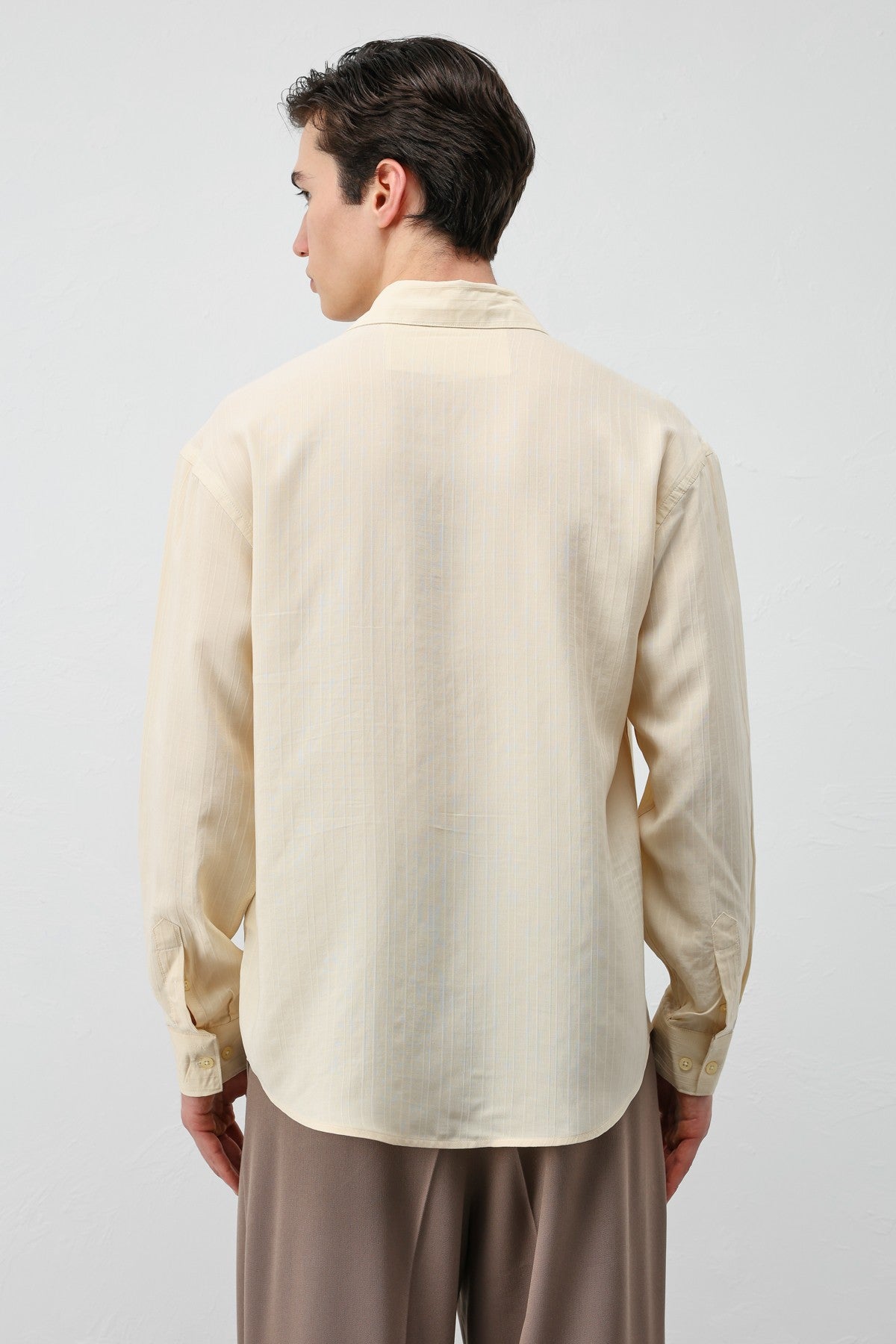 Antioch 100% Lyocell Striped Men's Shirt